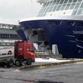 Eckerö Line'i parvlaev Finlandia hilineb Helsingisse kolm tundi