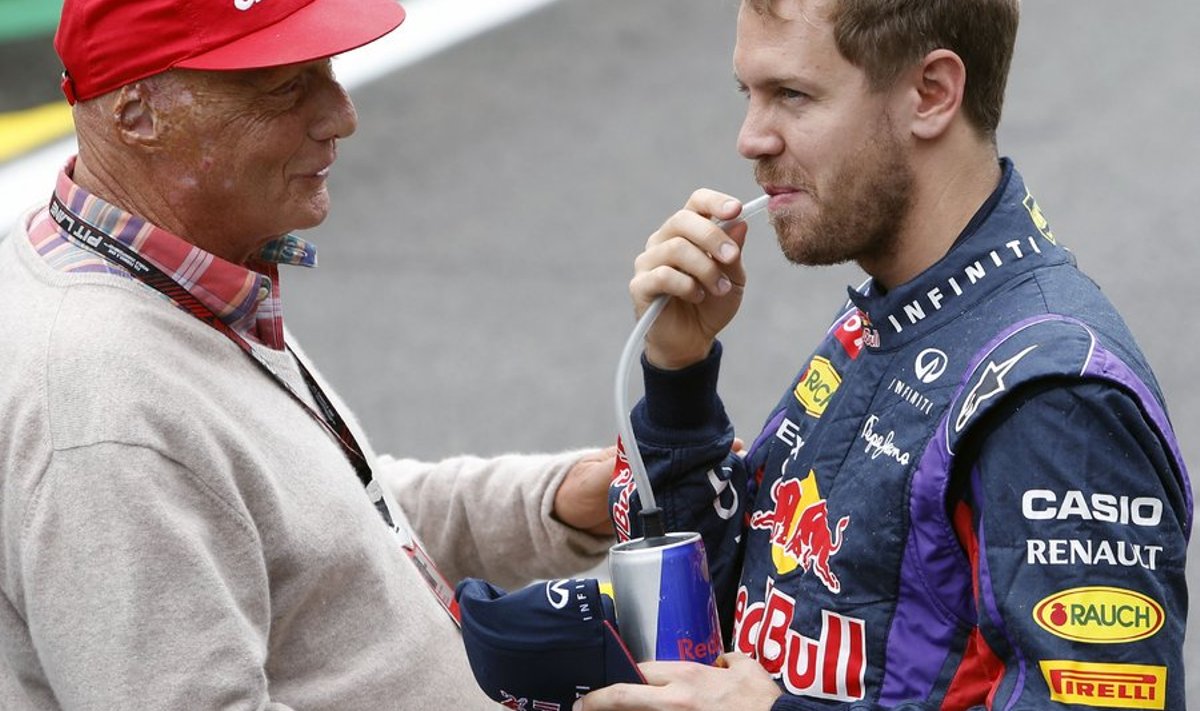 Kas Sebastian Vettelist saaks nii põneva filmi kui Niki Laudast? Foto: AFP/Scanpix