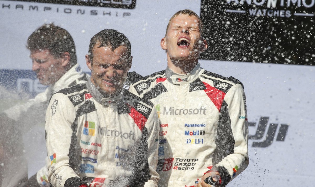 Ott Tänak ja Martin Järveoja võitsid eelmise aasta Soome ralli.