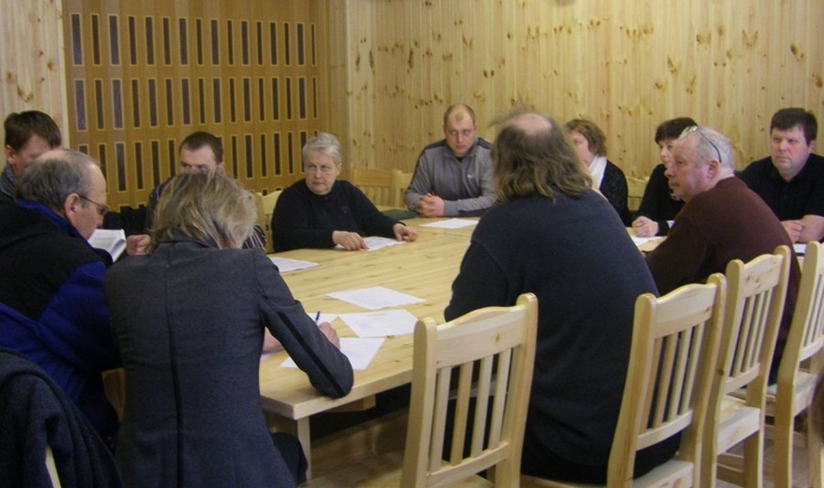 16. volikogu istung toimus Venevere puhkemaja uues seminariruumi