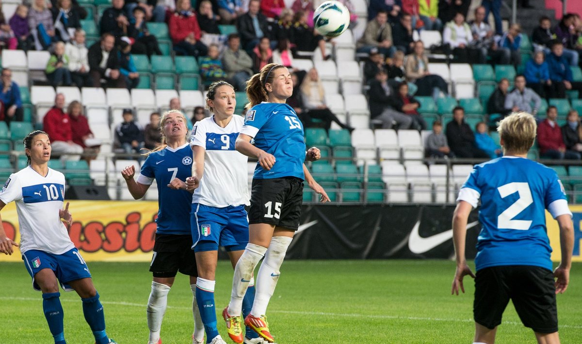 Naiste jalgpall - Eesti vs Itaalia