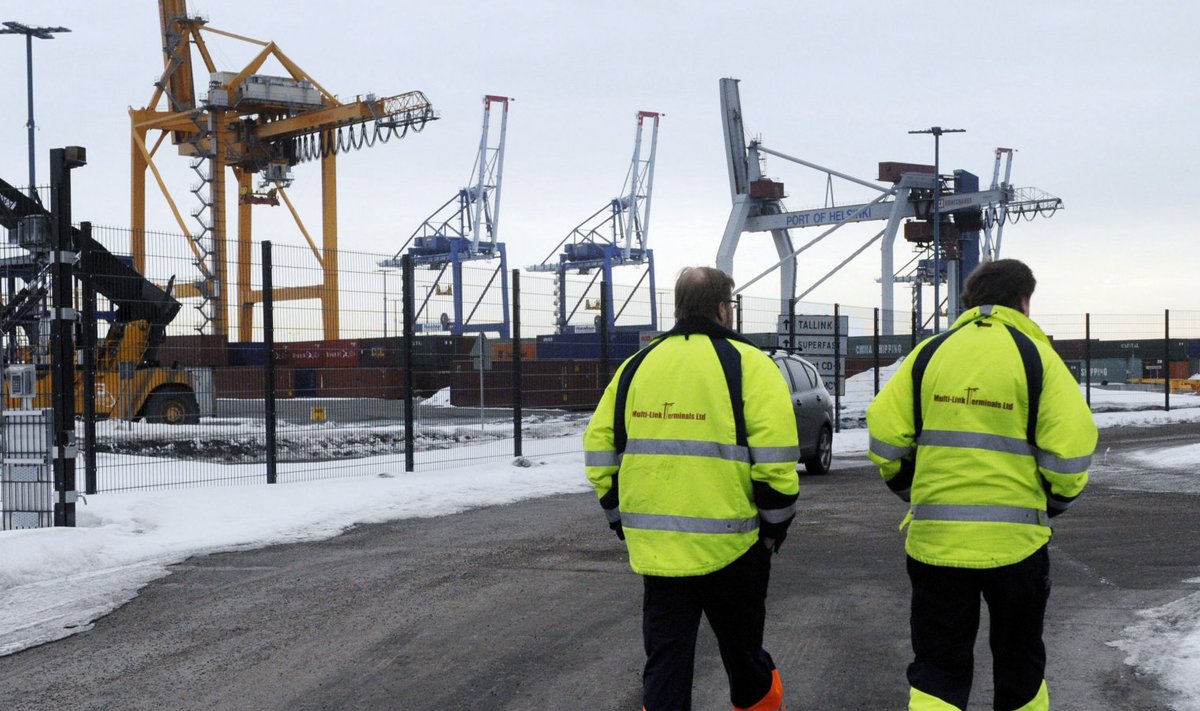 Soome sadamatöölised.