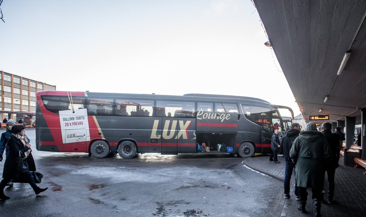 Lux Expressi buss, pilt on illustratiivne