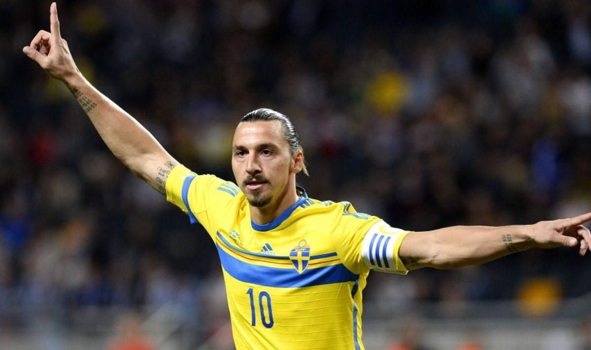 Zlatan Ibrahimovic lõi Eestile juba 3. minutil värava
