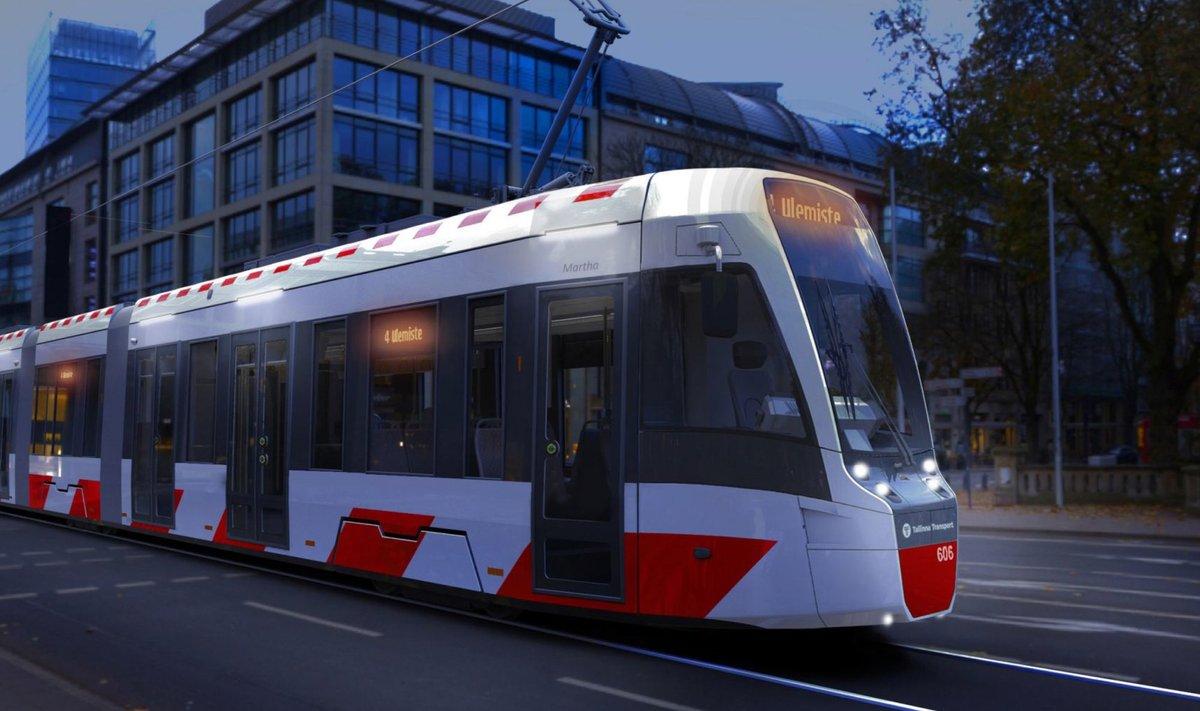 Tallinn saab tänavu 23 uut trammi