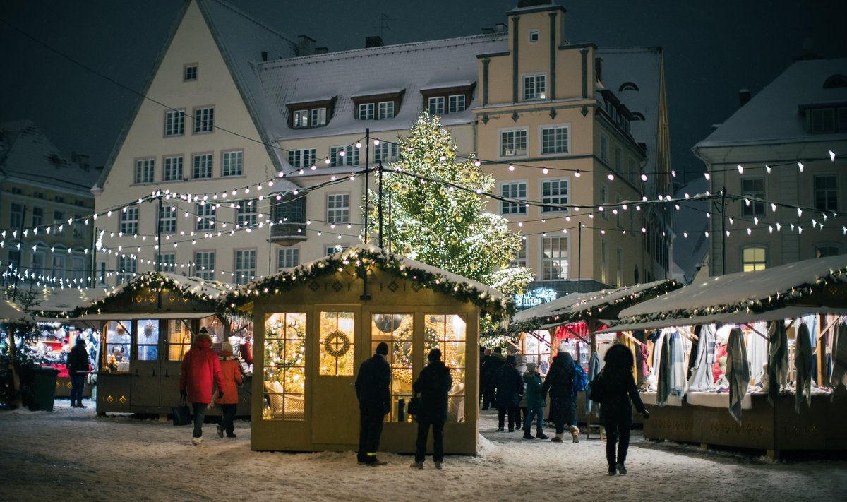 Tallinna jõuluturg 2023. aastal.