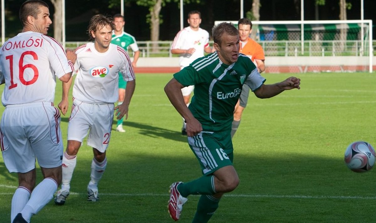 Levadia särgis Nikita Andrejev euromängus Debreceni vastu.