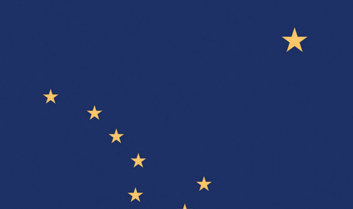 Suure Vankri ja Põhjanaelaga Alaska lipp. 