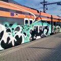 Laupäeval soditud rongi puhastamine ja värvimine läheb maksma umbes 5000 eurot