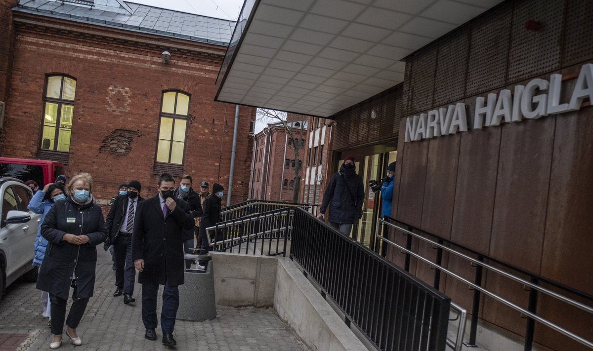 Peaminister Jüri Ratas käis Narvas olukorraga tutvumas just siis, kui sai ise teada, et on nakatunu lähikontaktne.