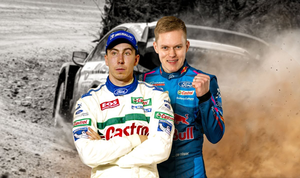 Markko Märtin ja Ott Tänak on eraelus sõbrad, aga ka äripartnerid.