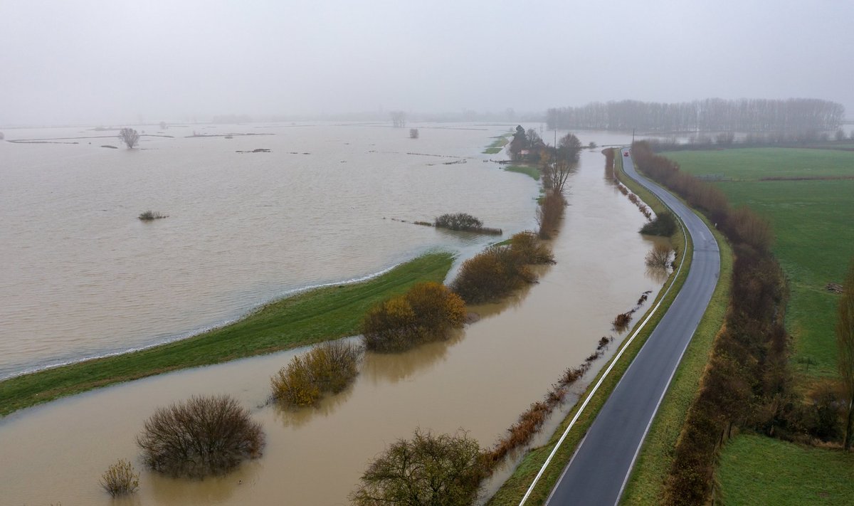 Aruande järgi muutuvad üleujutused Euroopas tihedamaks, juba möödunud aastal räsis Euroopat mitu ulatuslikku üleujutust. Fotol 2021. aasta detsembri üleujutus Belgias