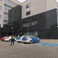 FOTOD | Tartu maakohtule tehti pommiähvardus, kogu hoone evakueeriti
