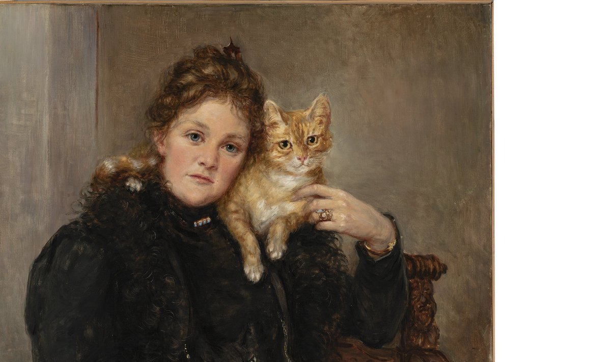 Sally von Kügelgen (1860–1928) “Sophie Menteri portree”, õli, 1907