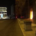 ВИДЕО: Скандальный художник задержан в Москве за попытку поджечь вход в здание ФСБ