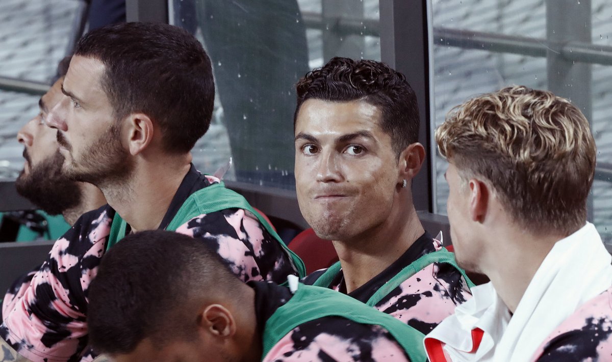 Cristiano Ronaldo Torino Juventuse pingil.