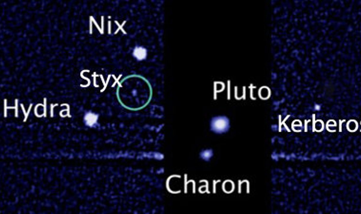 Pluuto kuudesüsteem. Hubble/NASA