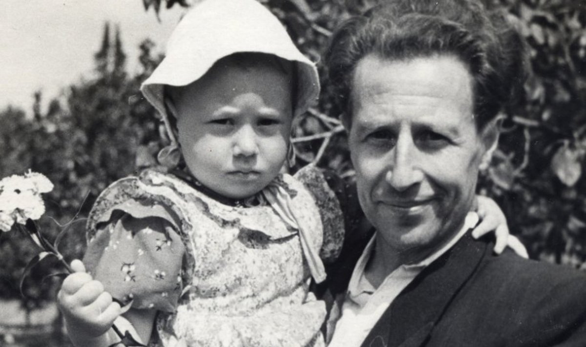 Adolf Vaigla koos tütre Tiinaga