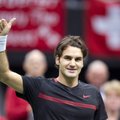 Federer: esireketi koht ja Samprase rekord on veel käeulatuses