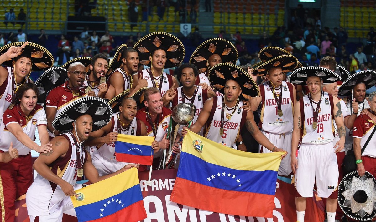 Ajalugu teinud Venetsueela korvpallikoondis