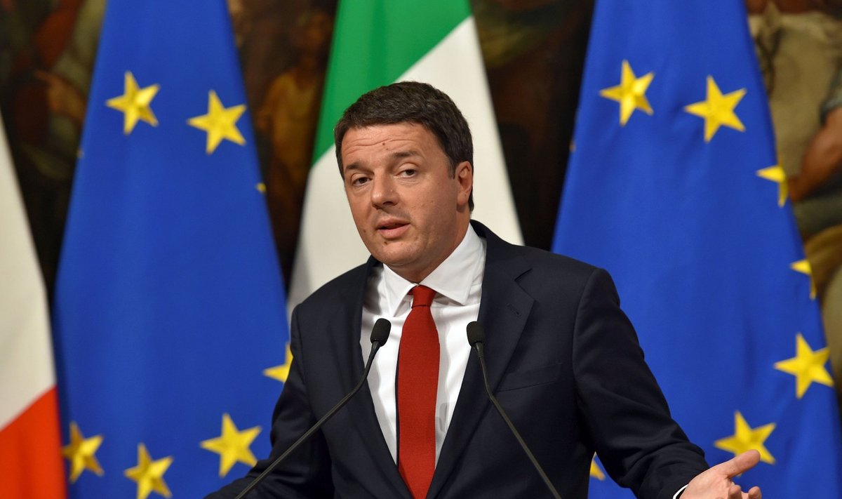Itaalia peaminister Matteo Renzi.