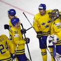 VIDEO: Rootsi jäähokikoondis alistas Slovakkia ja tõusis A-alagrupis teisele kohale