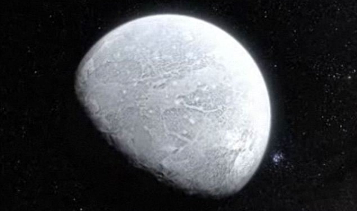 Pluto kaksikõde Eris kunstniku nägemuses