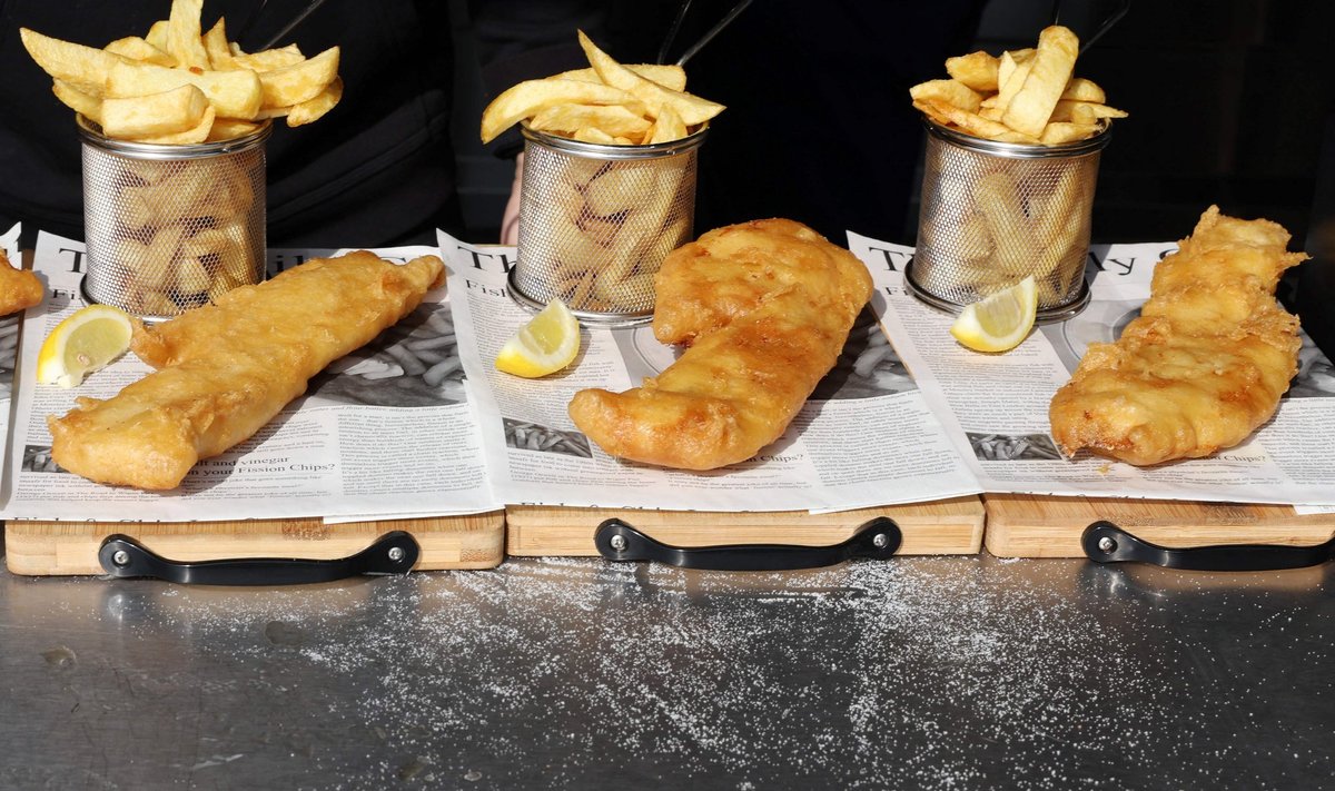 Ühendkuningriigi fish and chipsi söögikohad on pinge all