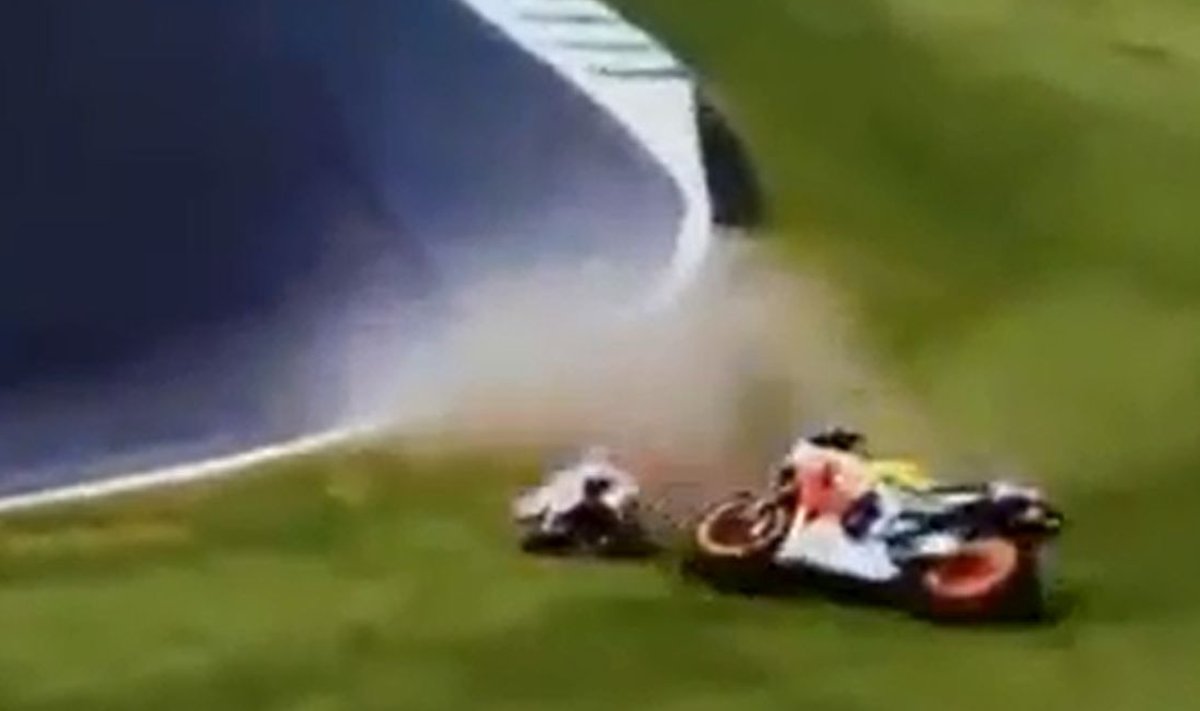 Marc Marquezi kukkumine Austraalia GP-l