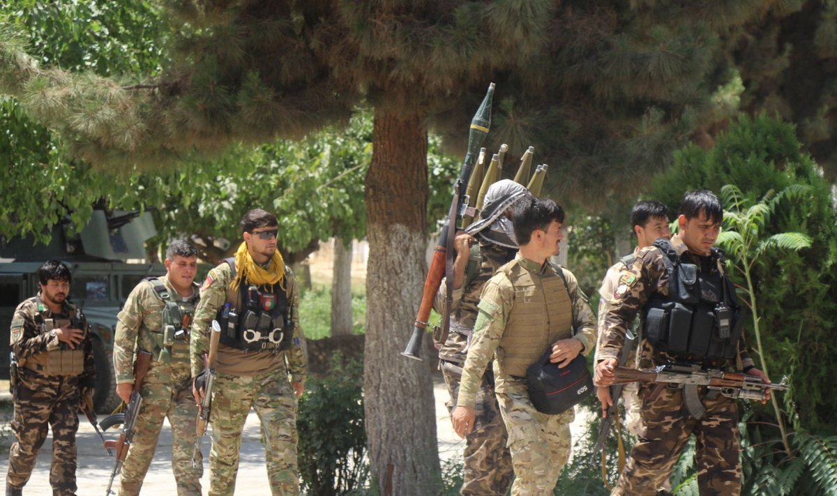 Afgaani väed Kunduzis.