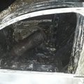ФОТО | В Латвии водитель во время проверки взорвал машину, ранив двух полицейских