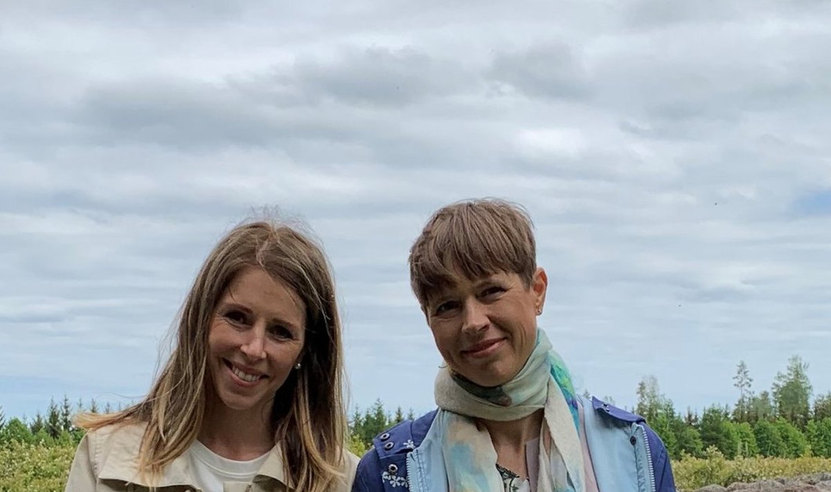 President Kersti Kaljulaid külas Marjamaa talus.
