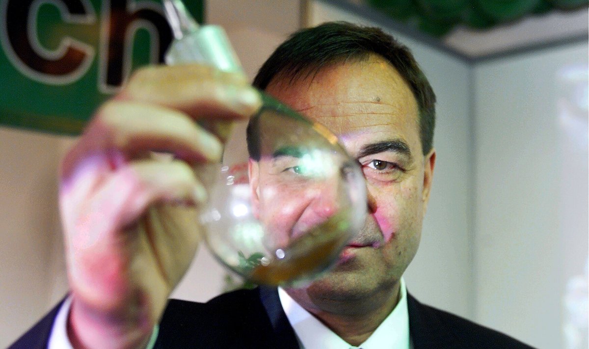 Vambola Kolbakov 2001. aastal, kui tema ettevõte rajas Põlvasse bioplastitehast.