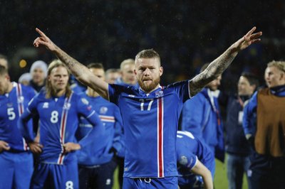 Islandi koondise kapten Aron Gunnarsson.