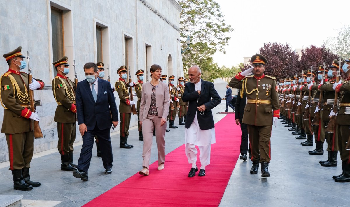 President Kaljulaid kohtus Afganistani presidendi Ashraf Ghaniga