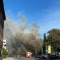 ФОТО И ВИДЕО | В центре Вильянди произошел пожар