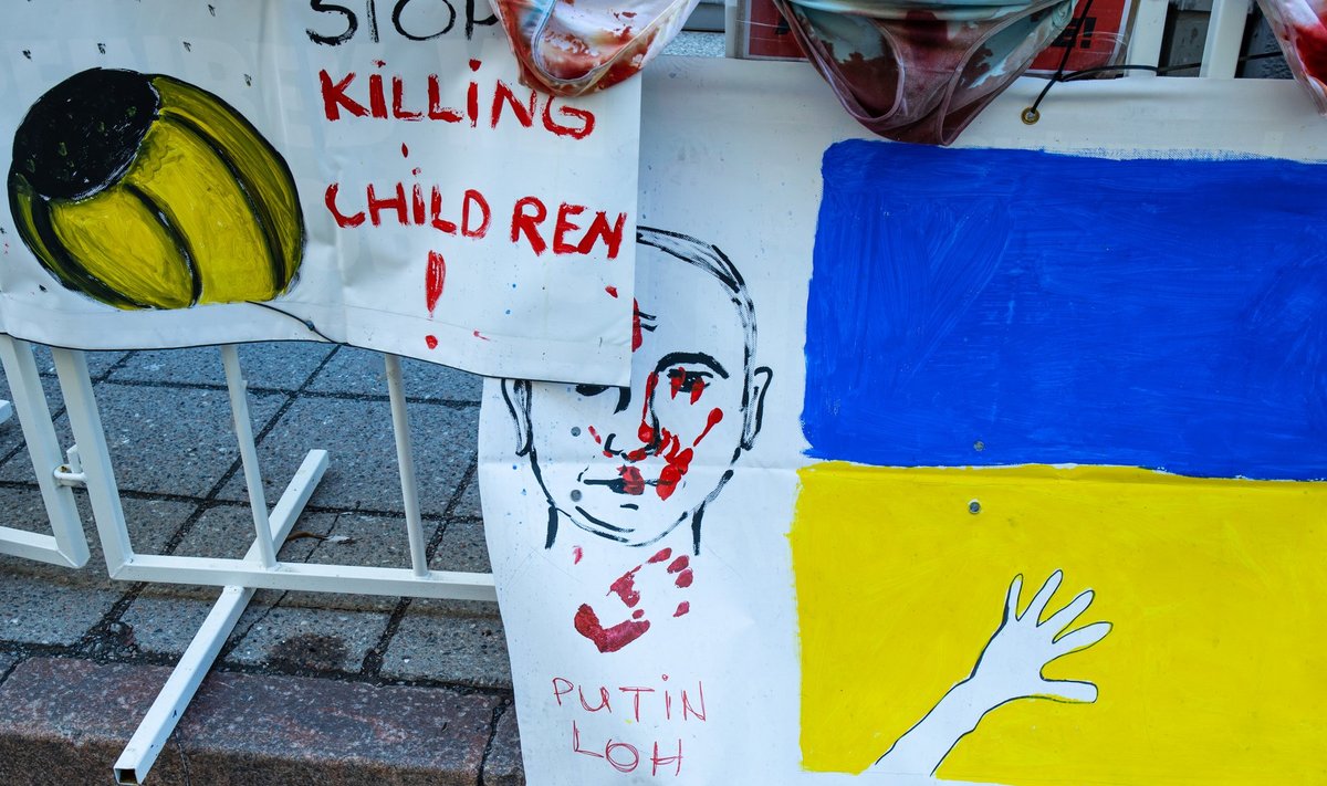 Konflikti keskmes olevat olnud kooli ees lehviv Ukraina lipp