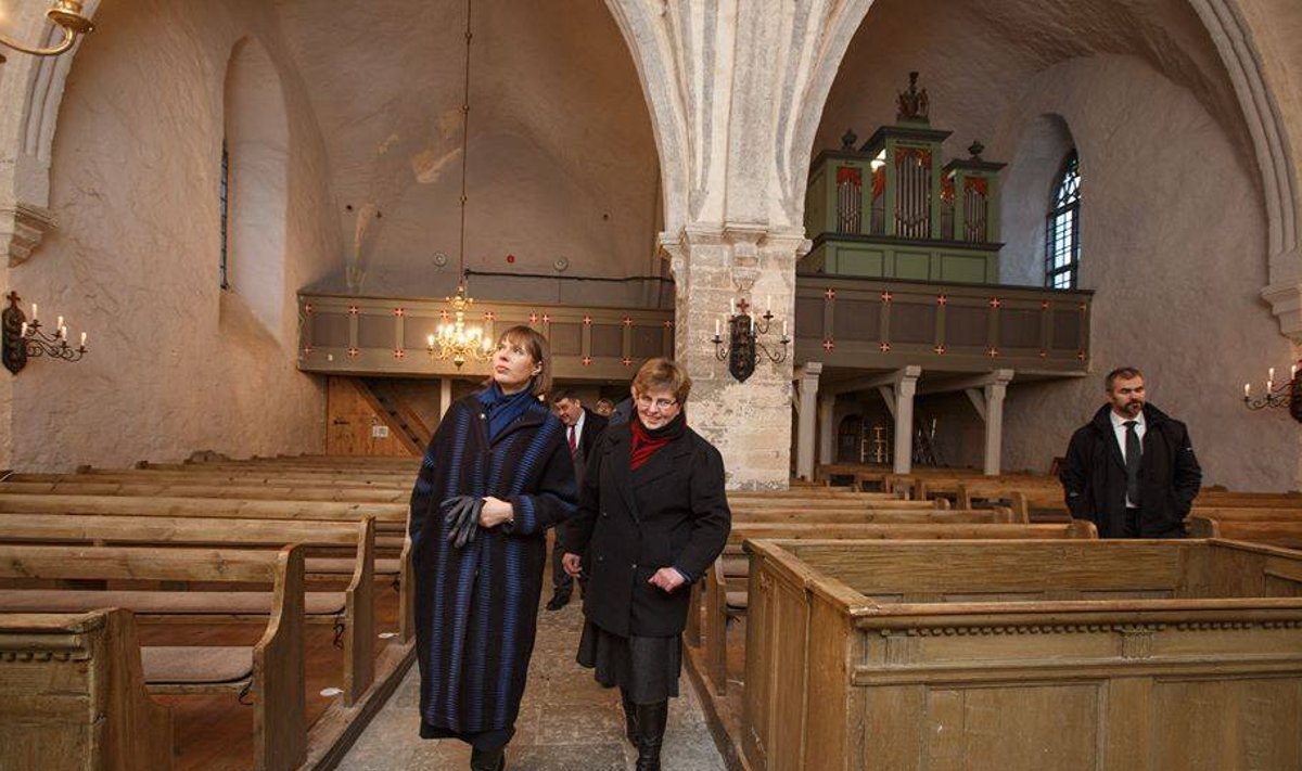 Kersti Kaljulaid Risti kirikus