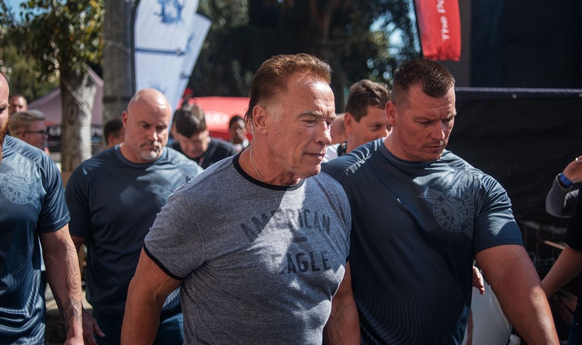 Arnold Schwarzenegger Johannesburgis