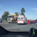 ФОТО И ВИДЕО: Под Нарвой в ДТП погиб мотоциклист