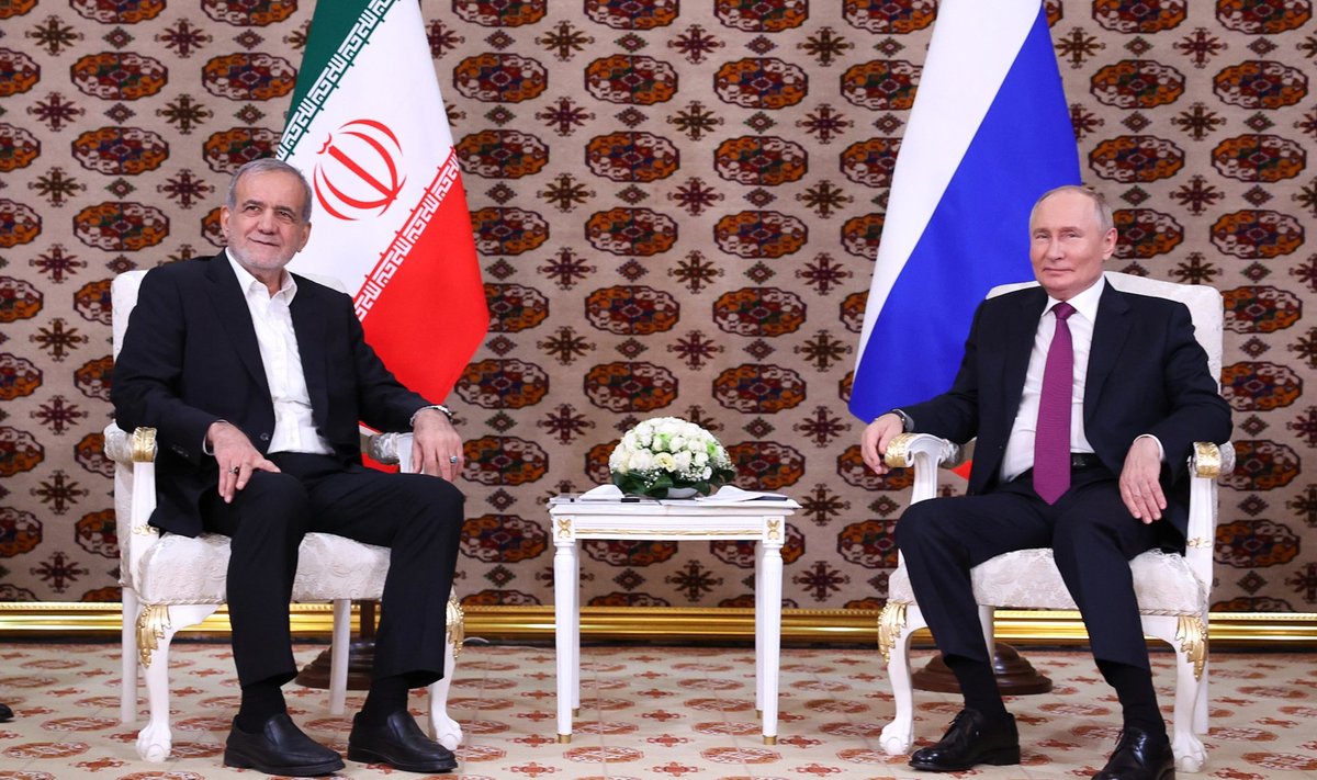 Iraani president Masoud Pezeshkian ja Venemaa president Vladimir Putin