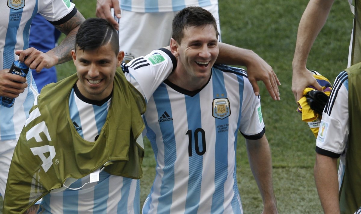 Sergio Agüero ja Lionel Messi