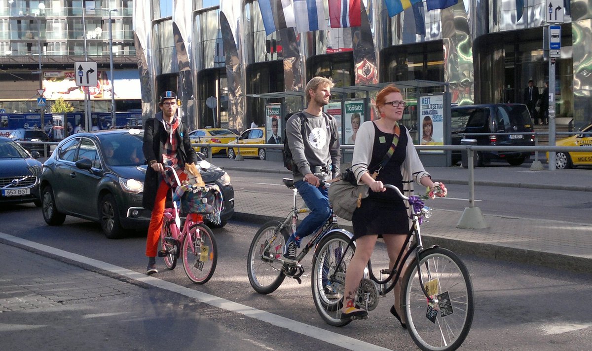 Tipp d'Und - jalgratturid kesklinna liikluses