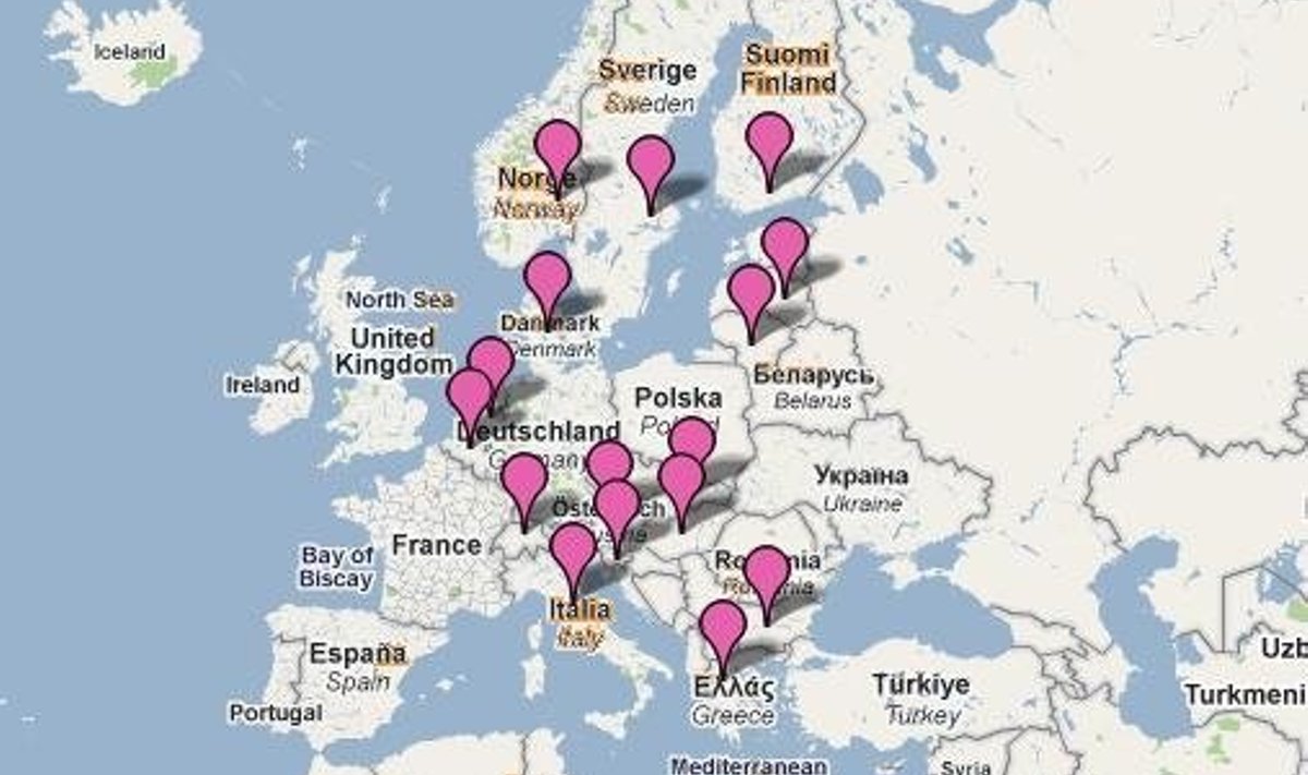 Euroopa pöördub paremale, GoogleMaps