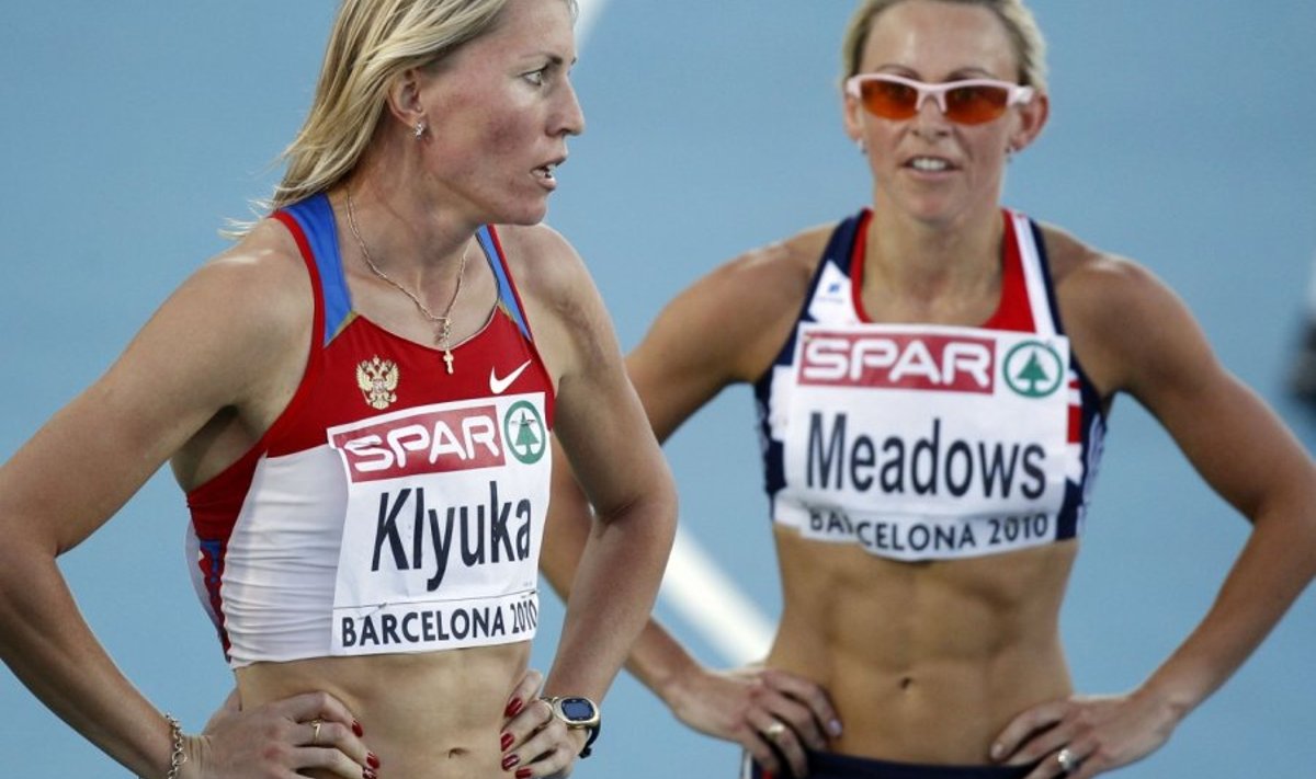 Svetlana Kljuka on 800 meetri eeljooksu võitnud