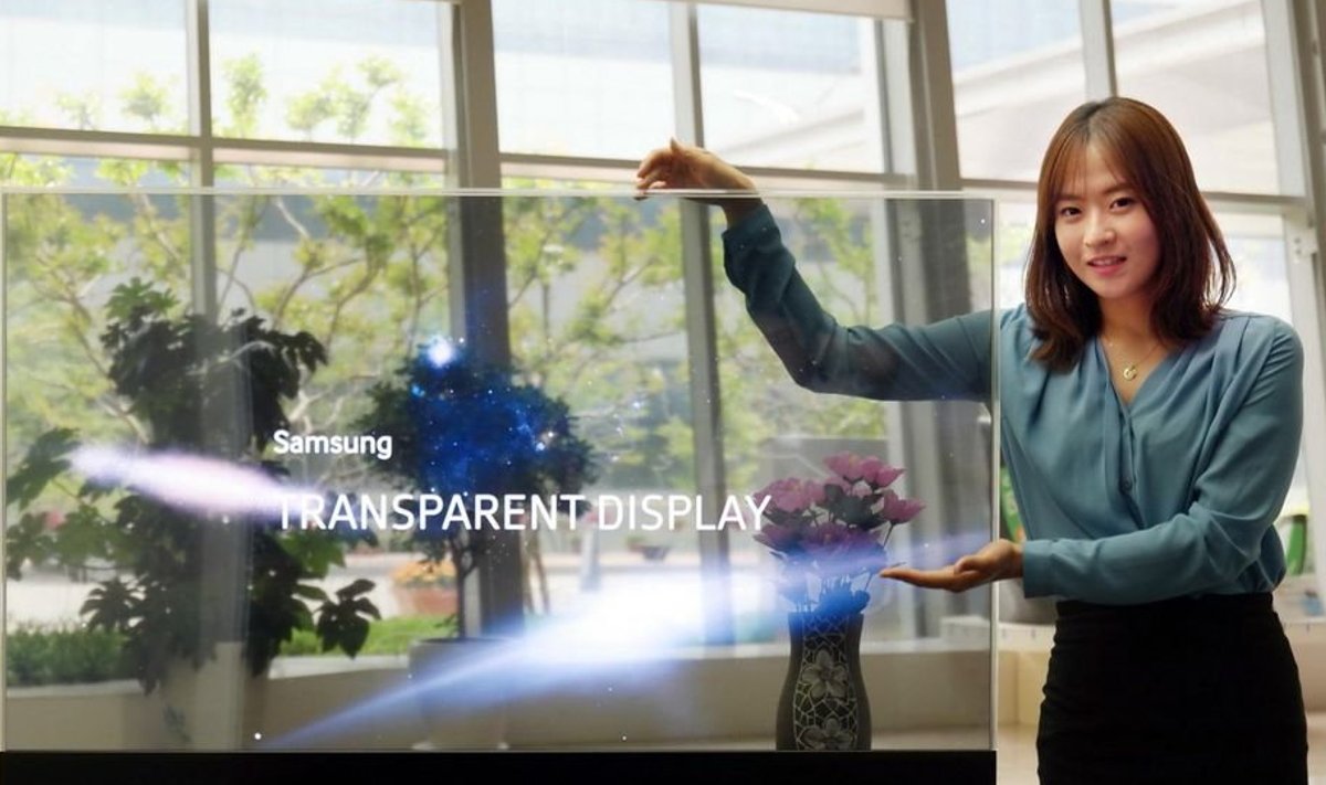 Samsungi läbipaistev ekraan