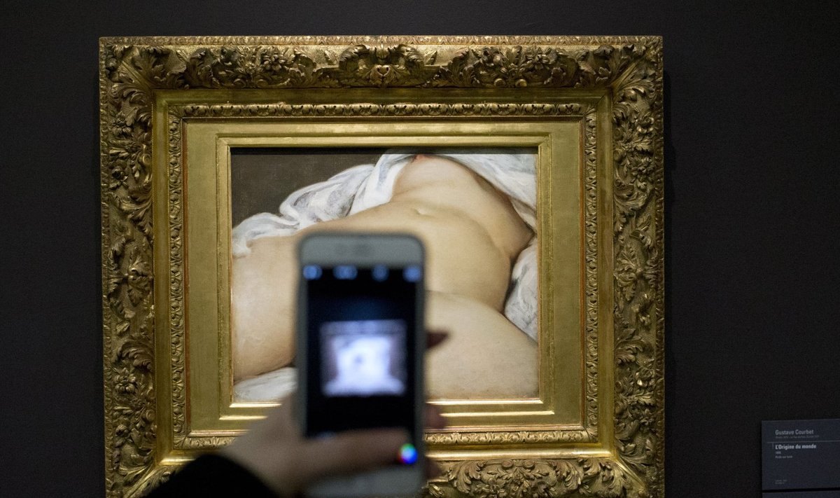 Courbet maalid mõjuvad Facebooki ärritavalt.