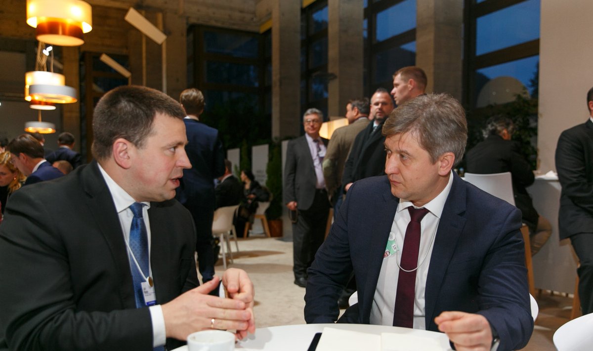 Peaminister Jüri Ratas kohtumas Ukraina rahandusministri Oleksandr Danõljukiga.