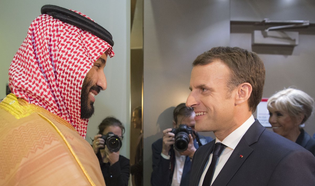 Mohammed bin Salman ja Emmanuel Macron