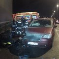 FOTOD: Tartu külje all sattus avariisse diiselkütust vedanud Läti veok